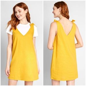 NEW ModCloth My Kind Of Casual Linen Shift Dress Sz XL